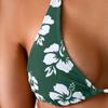 Damen Sexy Bikini Print Zweiteiliger Badeanzug