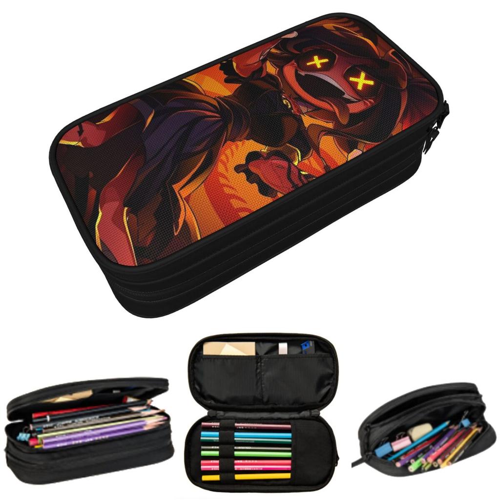 Murder Drones Cartoon Anime Pencil Case for Students Gifts Pen Box Pencil Bag Stationery Supplies Pen Holder Bag