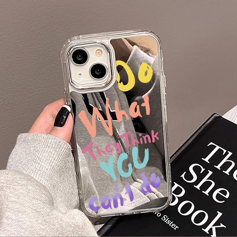 Mobile Phone Cases for iPhone 11 13 XR 15 Pro Max 12 14 Pro Max Case iPhone 16 XS Max Mirror Protective Case Mirror Exquisite Cartoon Waterproof