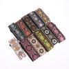Guitar Strap Bass Cotton Leather Embroidery Straps Adjustable Neck Strap Electric Acoustic Guitar Bass Accessories