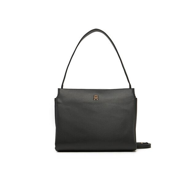 Bag Tommy Hilfiger Tommy Hilfiger Th Legacy Med Satchel AW0AW17173 Black