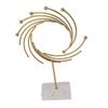 Abstract Sculpture Luxurious Modern Metal Ornament Hand Made Tabletop Decoration for Offices Living Rooms Studies