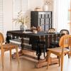 Household Simple Hollow Grid Crochet Fringed Dining Table Cloth Living Room Tea Table Cloth Simple Versatile Cover Cloth