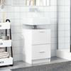 VidaXL White Sink Cabinet 40x37x59 Cm Engineered Wood, Bathroom Cabinet, Bathroom Storage Cabinet, 848101
