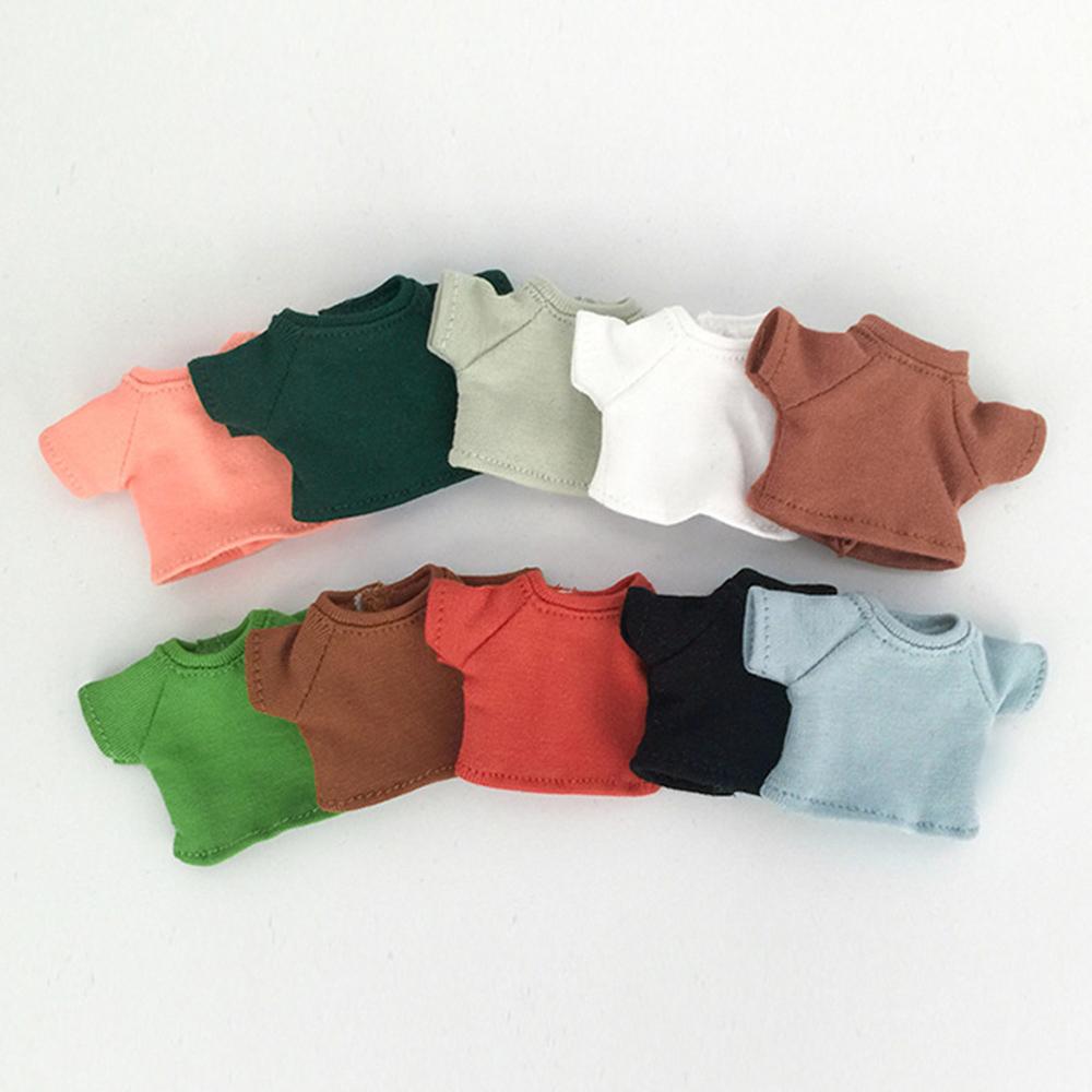 

Одежда для куклы XiDonDon Ob11, футболка с короткими рукавами для Молли, GSC, 1/8 1/12, аксессуары для кукол bjd BJD