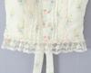 European Style Floral Lace Tie-up Mesh Blouse, Autumn 2025