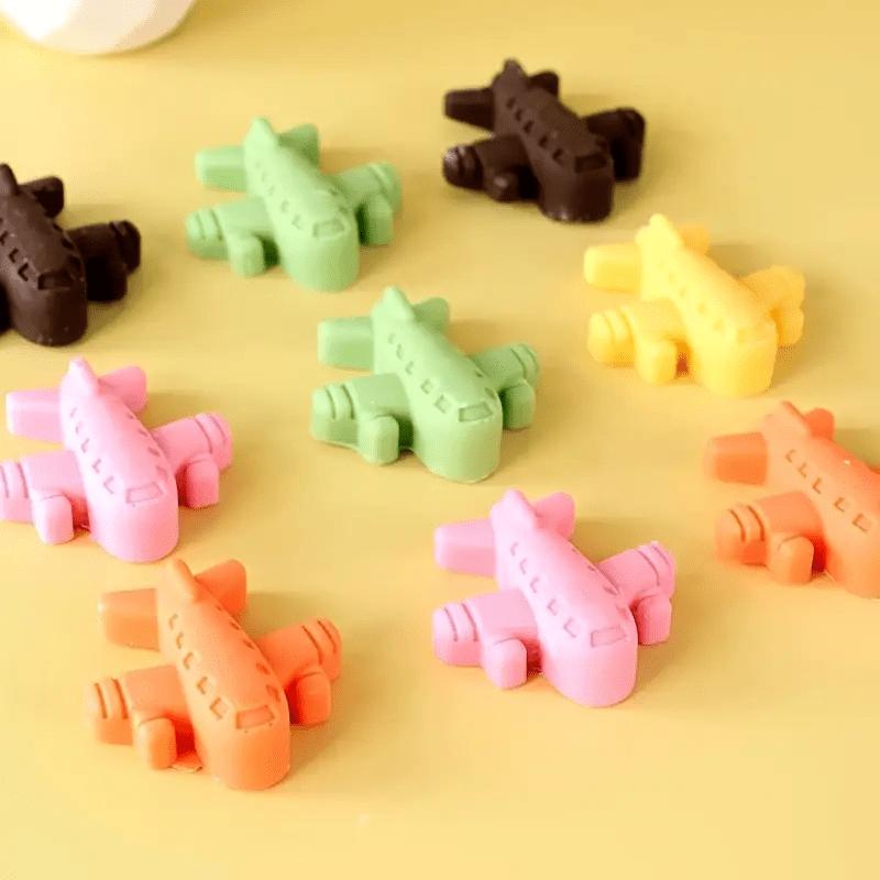 4-Cavity Airplane Silicone Cake Mold, Food Grade Baking Pan for Cake, Pudding, Candy, DIY Baking Tool