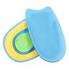 Heel Support Cups Shock Absorption Elastic Heel Pad Breathable Half Heel Insole for Pain Relief