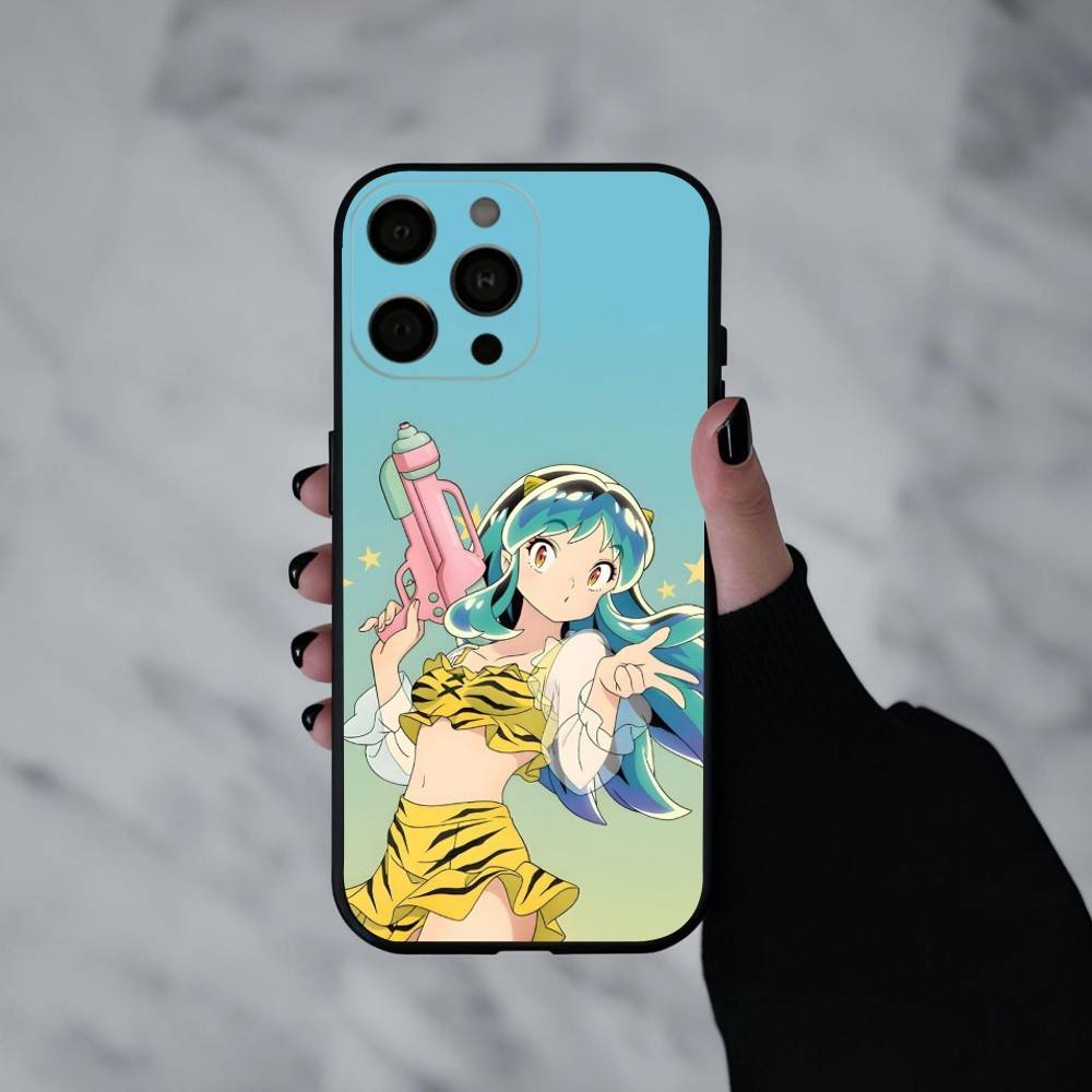U-Urusei Yatsura L-Lum Mobile Phone Case For iPhone 17pro, 16,15,14,13,12,11 X XR Plus,Others Soft Black Cover