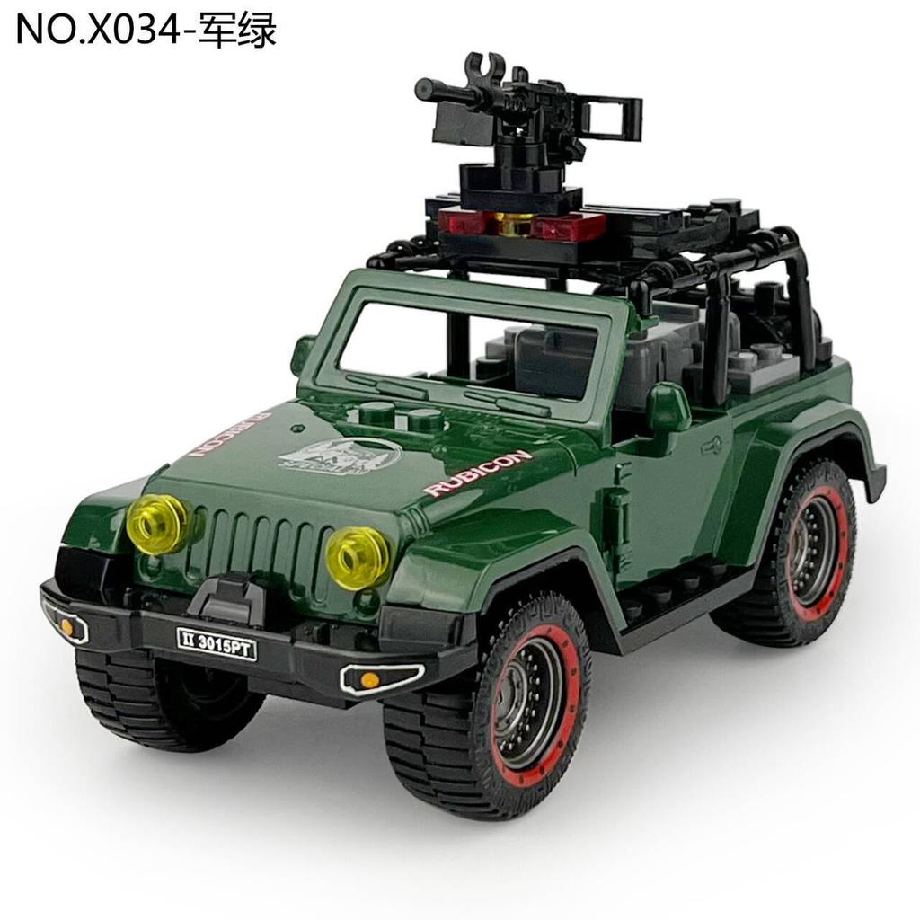 X001-X044 J772 J773 J779 Police Car Rescue Patrol Car Building Block Small Particle Toy
