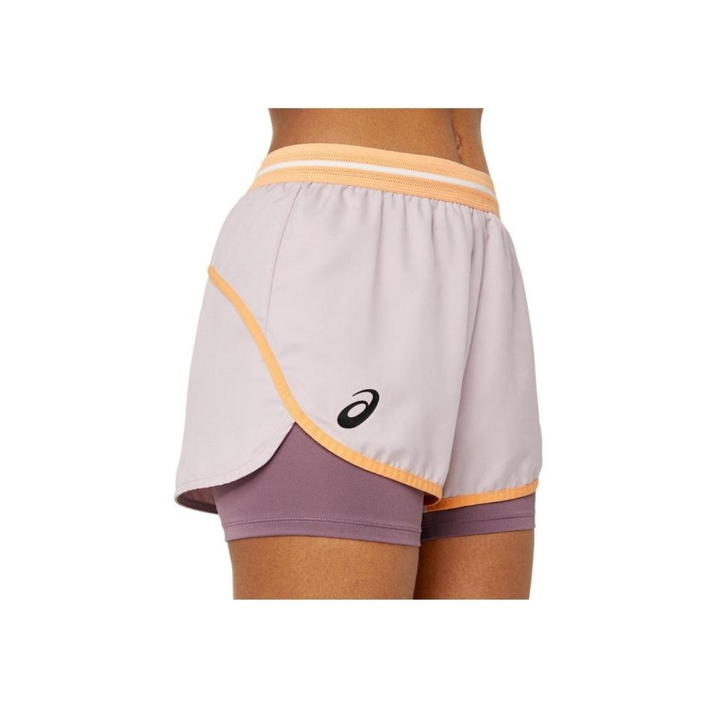 Asics Match Shorts Lightweight Comfortable Versatile Lined Casual Shorts Women Shorts Pink 2042A320-704