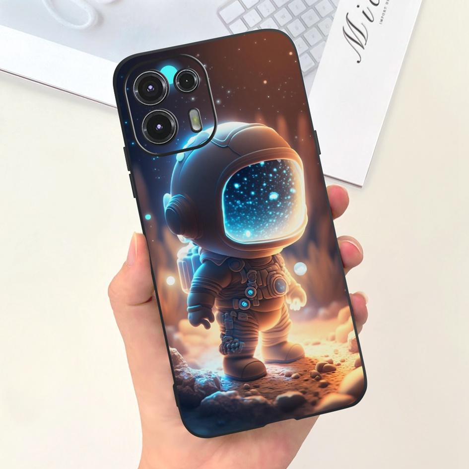 For Moto Edge 20 Lite Case  XT2139-1 Funda Fashion Painted Black Soft Silicone Protector Cover For Motorola Edge 20 Fusion Coque
