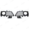 2PCS For BMW 3 Series F30 F31 2011 2012 2013 2014 2015 Front Bumper Fog Light Lamp Grille Honeycomb Cover Frame 51118054156