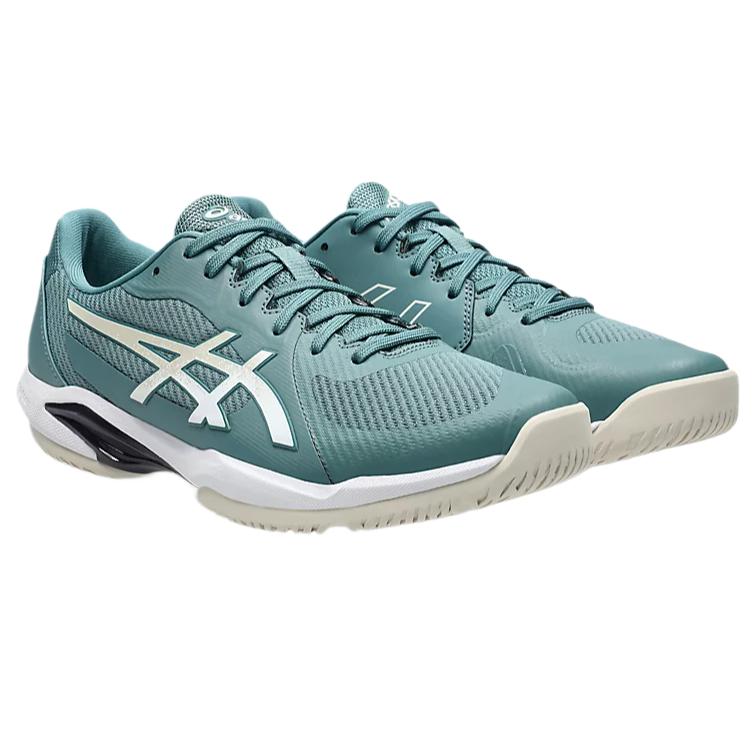 Asics Solution Swift FF 2 Color Block Round Toe Lace-Up Cushioning Support Low-Top Tennis Shoes Men Sneakers 1041A466-403