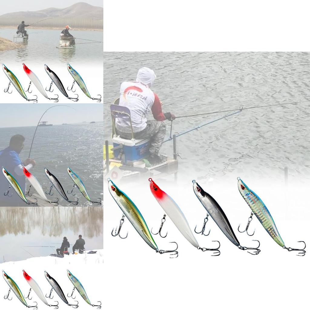Isca Artificial Versátil Minnow Duro Isca Falsa Com Cores e Padrões Realistas Para Todas as Condições de Pesca