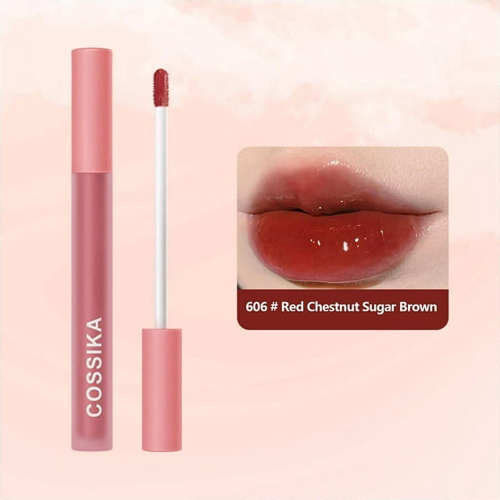 

Увлажняющий легкий блеск для губ, Увлажняющий яркий блеск для губ, Многофункциональный блеск для губ, Стойкий не оставляющий следов на чашке водостойкий, Яркие цвета One Size красный