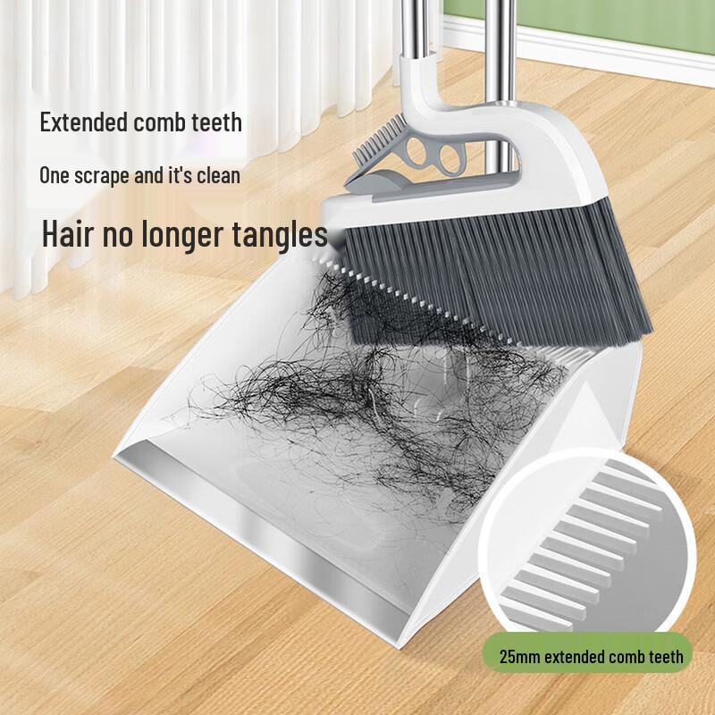 MARYYA Folding Broom & Dustpan Set