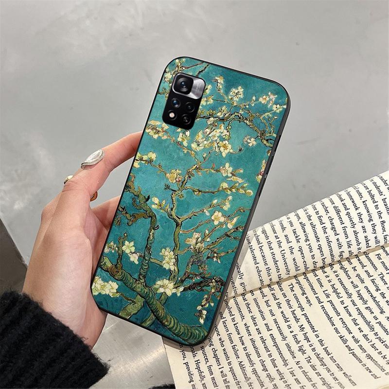 Van Gogh Sternennacht Handyhülle für Xiaomi Redmi note 13 12 11 10 Pro 12S 11S 10S Redmi 10 13C 9C Funda