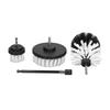 4Pcs Drill Brush Car Detailing Kit with Extend Attachment Power Scrubber Set for Cleaning