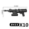 Military Building Blocks MOC Star Movie Characters Solider Figures War Mini Bricks Weapons Accessories Guns Cloak Axe Armor