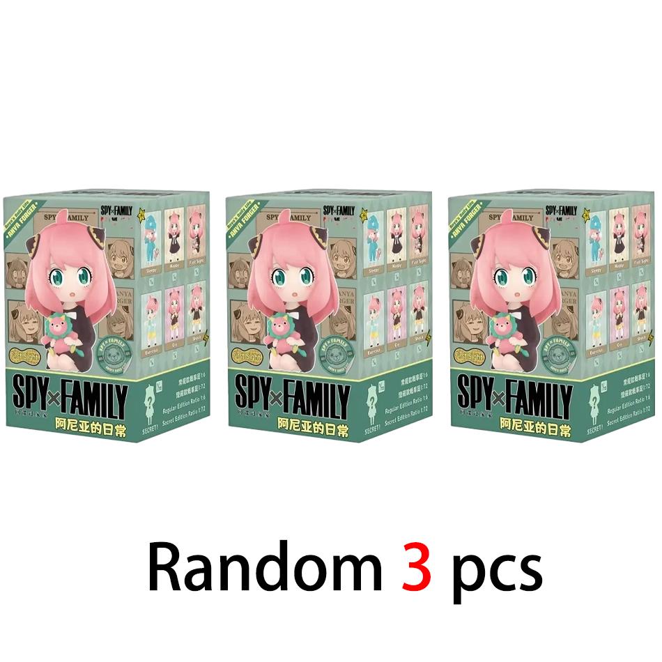 1:1 Re-edición Spy X Family Serie Anya Cajas Sorpresa Juguetes Figuras Lindas Muñeca Caja Misteriosa Modelo Bolsa Sorpresa Para Niñas Regalo de Cumpleaños