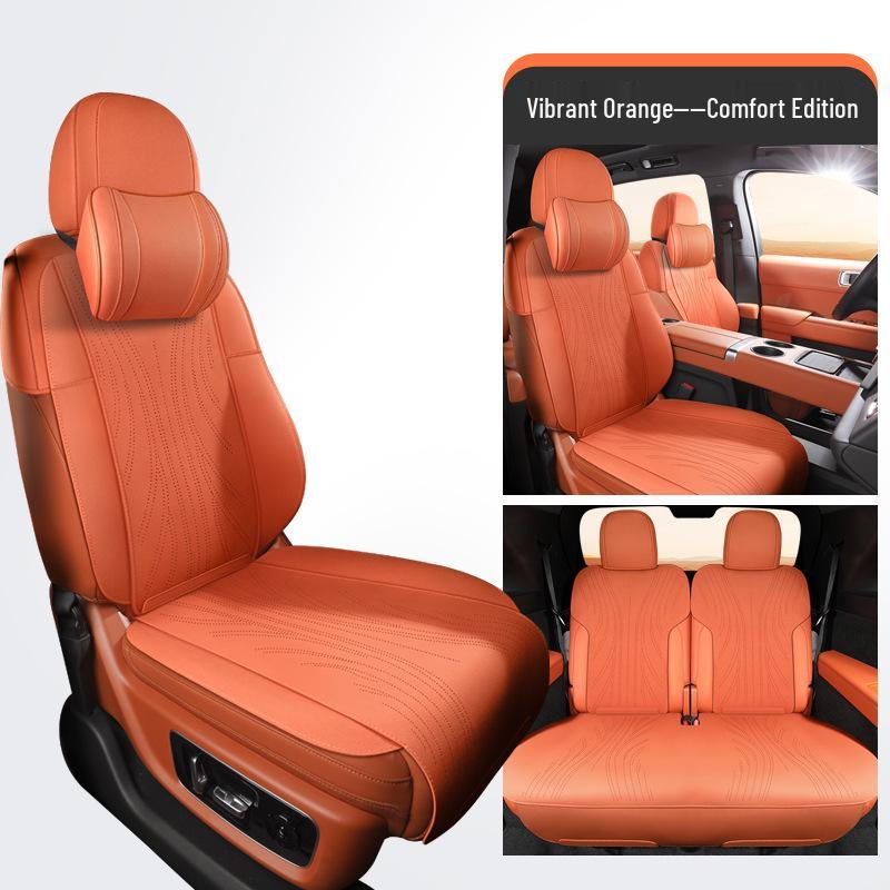Universal Suede Car Seat Cushion: Ideal for L6-L9, Four Seasons, Semi-Enclosed Design