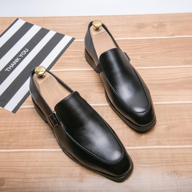 FashionMen Casual Leather Shoes Brand Moccasin Oxfords Driving Shoes Men Loafers Moccasins Dress Shoes For Men New White Italian Shoes