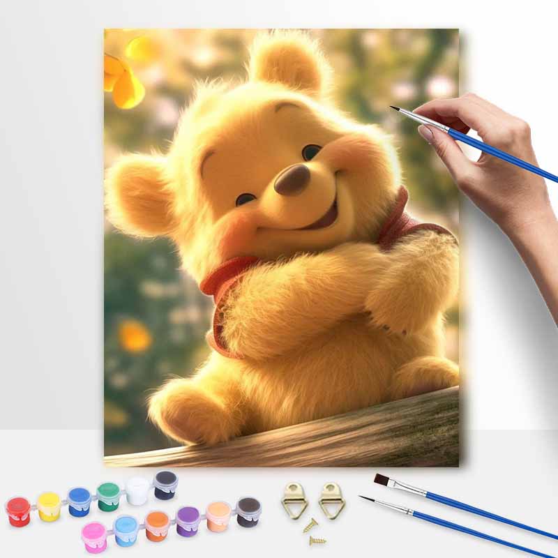 Disney Oil Painting Art Painting Set WinnieThePooh Home Wall Decor Handmade Gift 125 characters