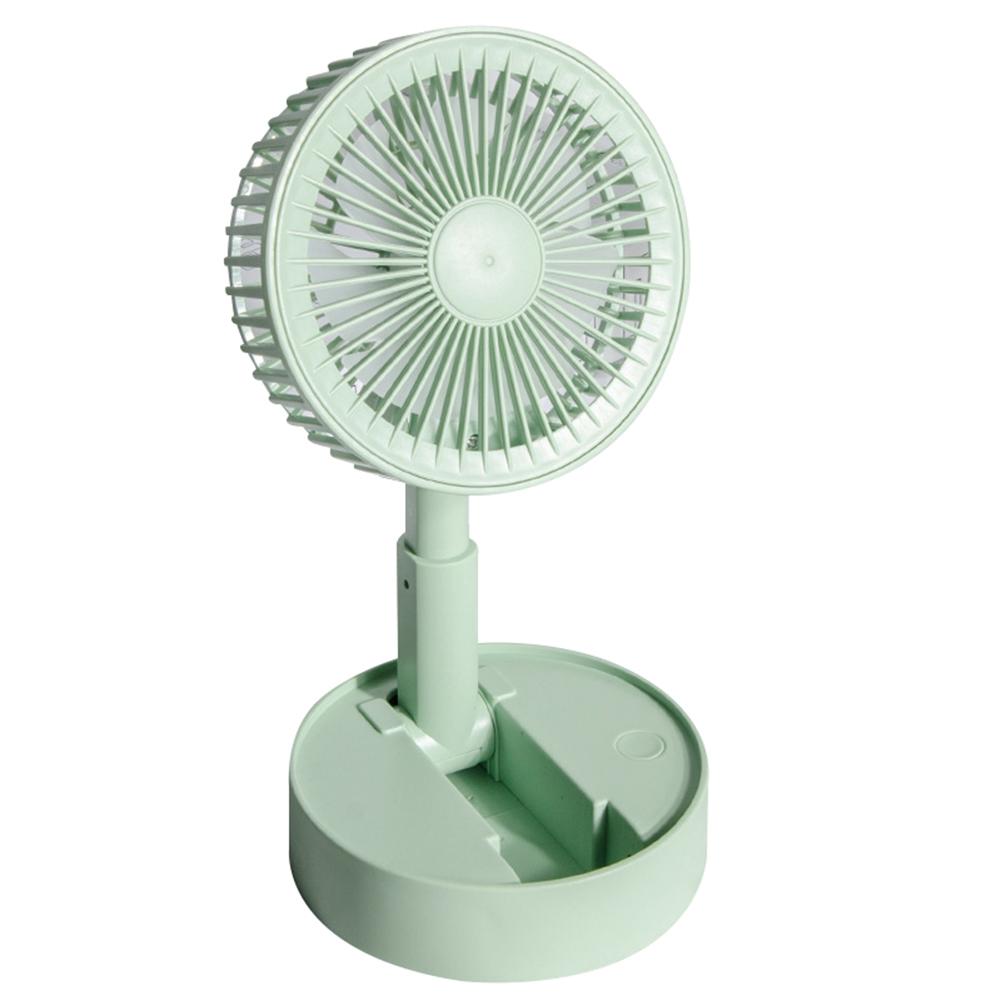 Folding Telescopic Mini Fan USB Rechargeable 3 Speeds Portable Small Desk Fan