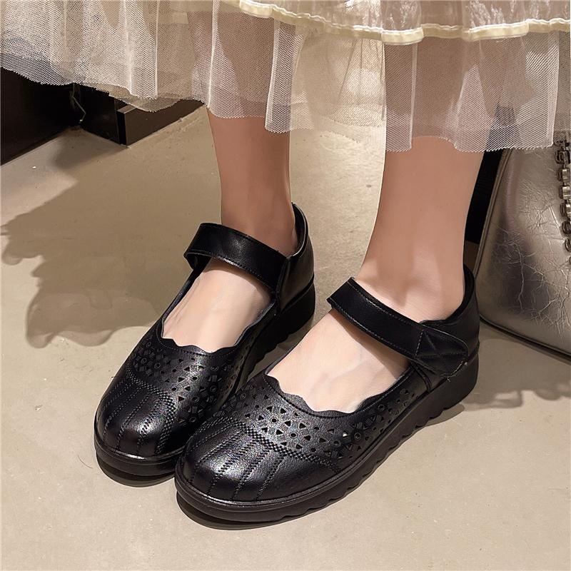 Scarpe da Donna in Rete Scarpe Singole Traforate Traspiranti Antiscivolo Sandali