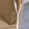 Finka Armchair Cover, Coffee Jacquard