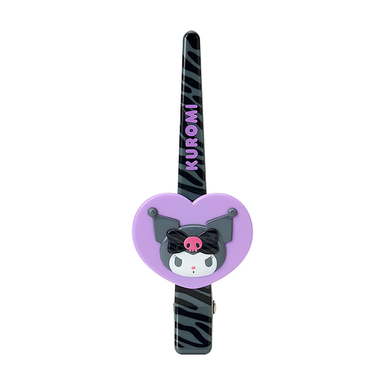 Sanrio Long Hair Clip (Monotone Animal) Kuromi ABSSteel Suitable ages 3 up 071609