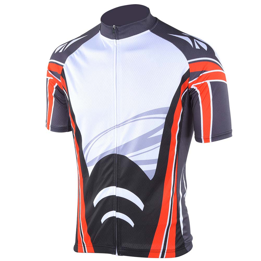 Men S Sweat Absorption Short Sleeve Cycling Jersey Outdoor Sports Cycling Clothing Red S