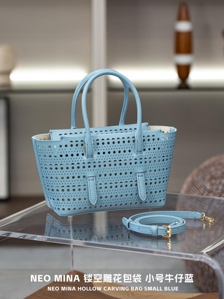 Neo 20th Anniversary Empty Tote Bag Edition Beach Style Casual Genuine Leather Womens Bag Large Capacity Handbag Single Handle Bag