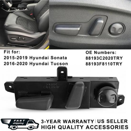 Front Seat Left Driver Side Power Seat Switch For Hyundai Tucson Sonata 2015-20