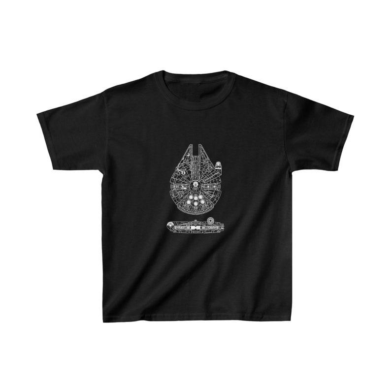 Star Wars Kids Cotton T-Shirts - Millennium Falcon 140
