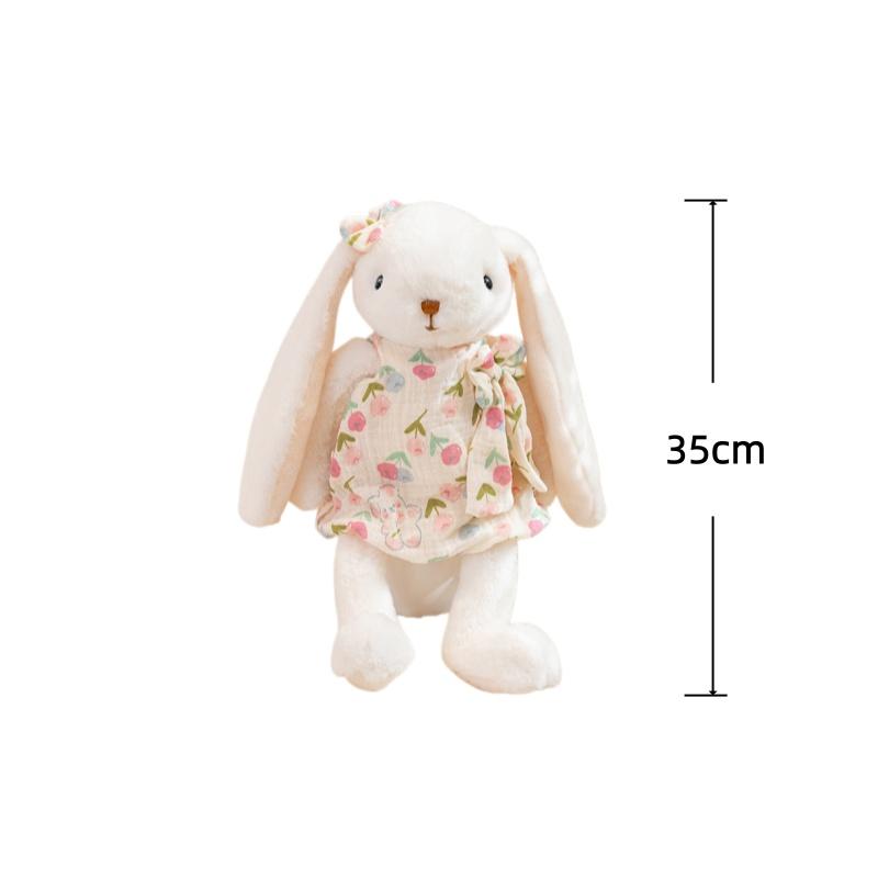 Rabbit Plush Toys Lop Rabbit Stuffed Doll Toys Hobbies Collection Kids Accompany Sleep Toy Kawaii Home Decor Toy Birthday Gifts
