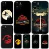J-Jurassic Park Dinosaur World Phone Case For Apple iPhone 15,14,13,12,11,Pro,X,XS,Max,XR,Plus,Mini Soft Black Cover