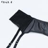 DKGEA Women Sexy Lingerie Plus Size Leather Garters Waist Belt For Stocking