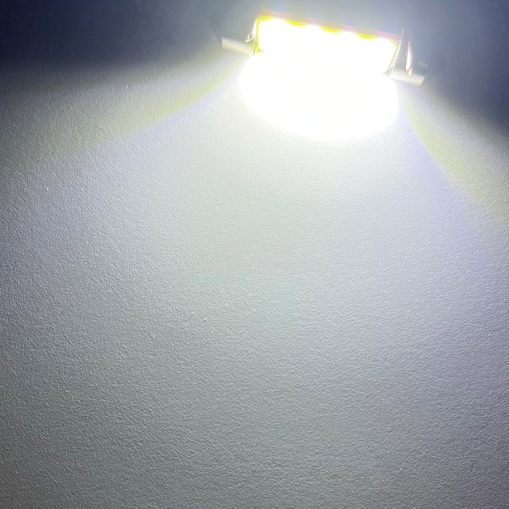 1/2/4/10pcs White COB Car Interior Festoon Dome Reading Lamp 31/36/39/41mm C5W C10W Auto Led Door Lights Parking Trunk Bulb 12v