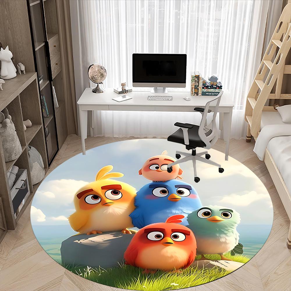 1pc Office Round Area Rug, Bedroom Living Room Home Decor, Room Deco, Offic A1016154