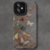 Colorful Butterfly Is Suitable for iPhone17 Simple Mobile Phone Case, Apple's New Model.