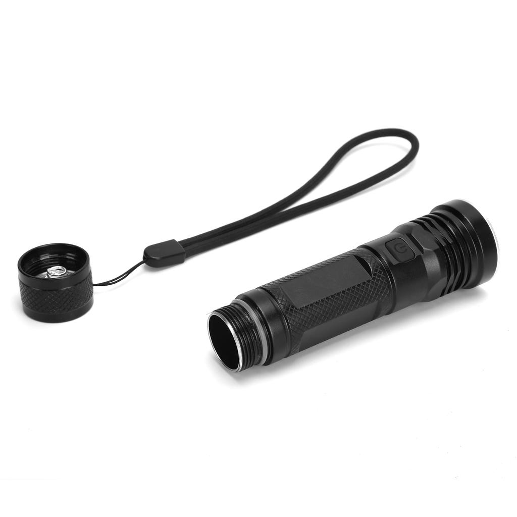 Taschenlampe USB-Aufladung Aluminium Mini Mehrfachmodus-Taschenlampe für Radfahren Nachtstraßen Notfall Outdoor