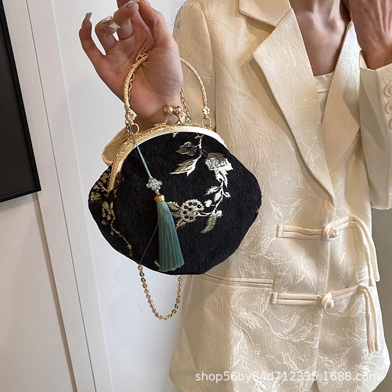 2025 new platinum bag high-end fashion large-capacity messenger bag retro old personalized shoulder bag original trend