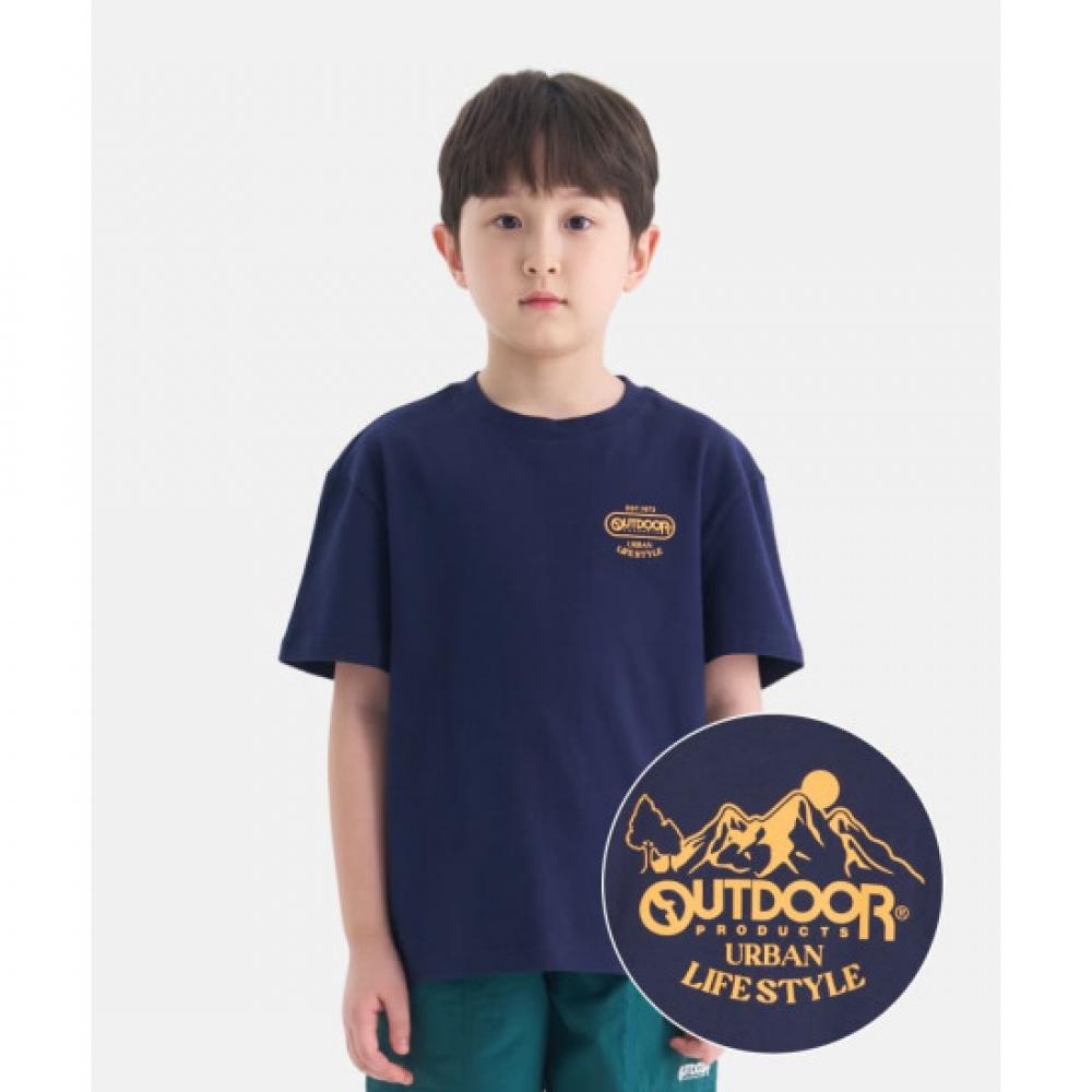 OuTdoor ProducTs Kids EssenTial Back Graphic T shirT Navy Od262iss02 Nvy