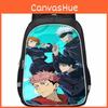 Durable Jujutsu Kaisen Children's Backpack With 3d Design And Oxford Fabric