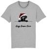 Black LABRADOR RETRIEVER Personalised Christmas Dog T-Shirt Mens Womens Kids