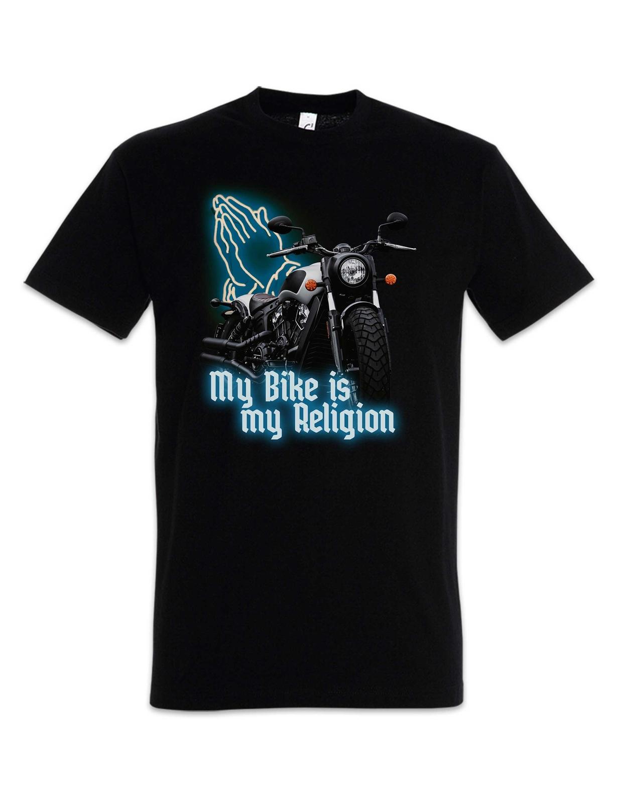 My Bike Is My Religion T-Shirt Biker Club MC Rocker Motorcyclist Gangster Outlaw 2XL