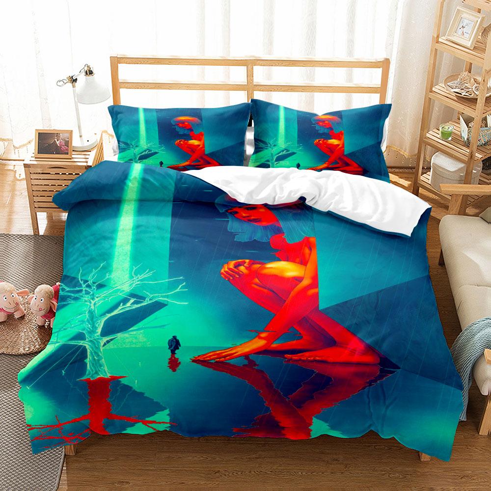 

Blade Art Duvet Cover Set King Queen Double Full Twin Single Size Bed Linen Set EU single(135x200cm)