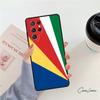 Seychelles Flag phone case For Samsung Galaxy S24 S25 S23 S22 Ultra Note 10 20 Plus S20 S21 FE Cover